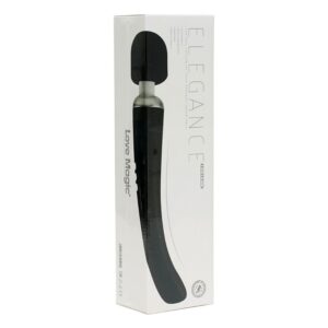Elegance Wand vibrator oplaadbaar-ZWART