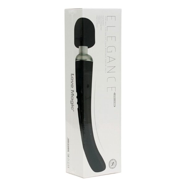 Elegance Wand vibrator oplaadbaar-ZWART