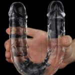 LoveToy - Flawless Clear Double Dildo 12" / 30.5 cm - Transparent