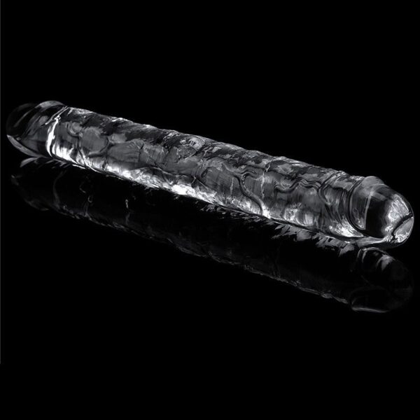 LoveToy - Flawless Clear Double Dildo 12" / 30.5 cm - Transparent
