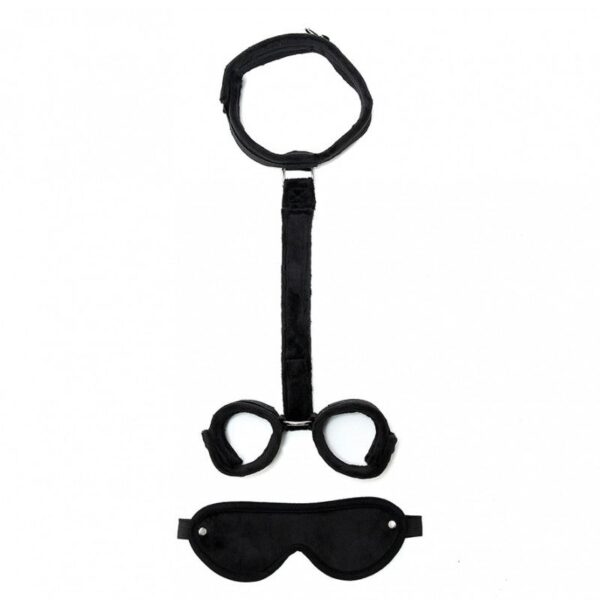 Rimba Collar to handcuff set with mask