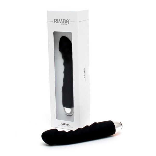 Rimba Palma semi realistic penis, multi speed vibrator black