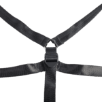 Rimba Under your mattress restraints set with mask, Black