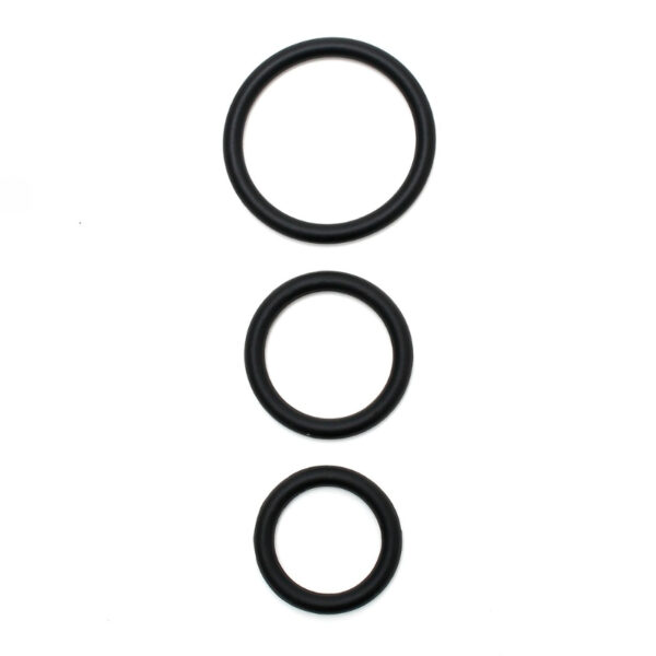 Rimba flexible silicone cockring trio