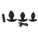 BlackVelvets Butt plug set met bullet