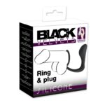 Black velvets ring&plug