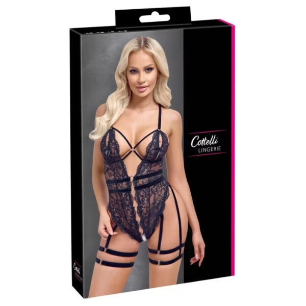 Cottelli Body met peek-a-boo en dijbanden