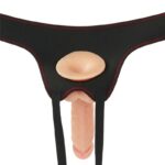 LoveToy - Easy Strap-on Set with Dildo with Balls 7.5" / 19 cm - Nude