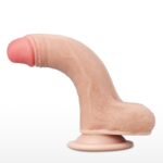 LoveToy Sliding Skin Dildo 7.0"/17.5 cm - Nude