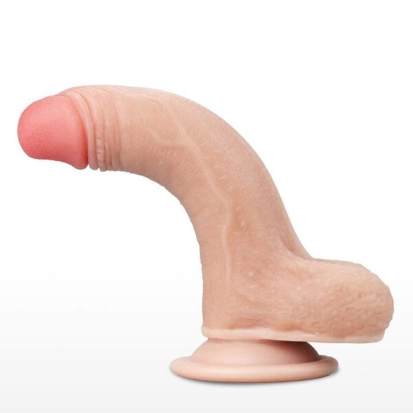 LoveToy Sliding Skin Dildo 7.0"/17.5 cm - Nude