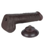 LoveToy Sliding Skin Dildo 8.0"/20.8 cm - Black