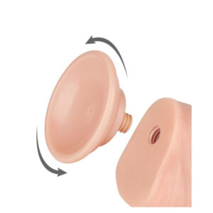 LoveToy Sliding Skin Dildo 8.0"/20.8 cm Nude