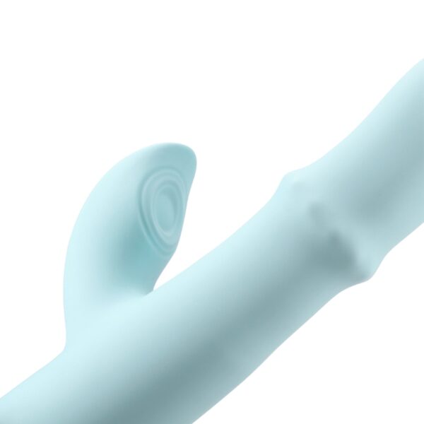Loveline -Pulse Wave and Moving Ring Vibrator - Arctic Blue