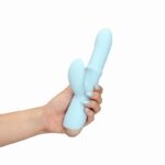 Loveline -Pulse Wave and Moving Ring Vibrator - Arctic Blue