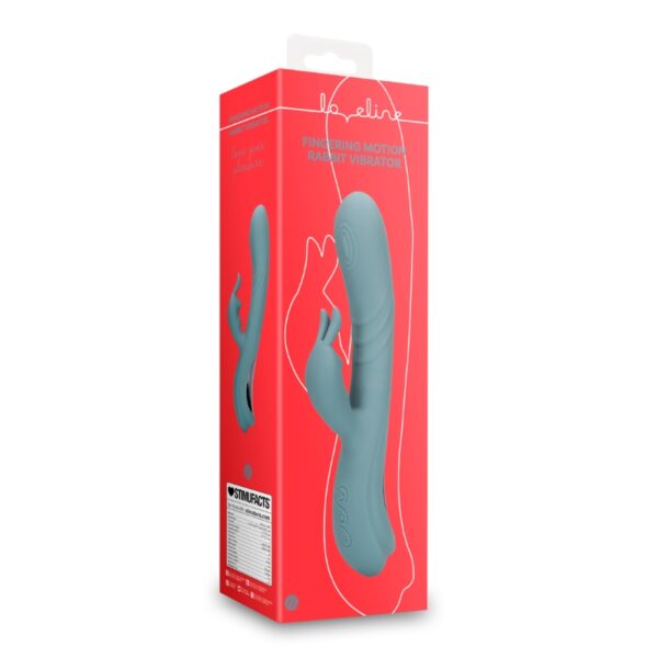Loveline - Fingering Motion Rabbit Vibrator - Weathervane Grey