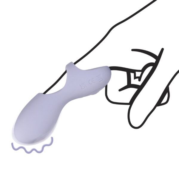Loveline - Silicone Finger Vibrator - Lavender