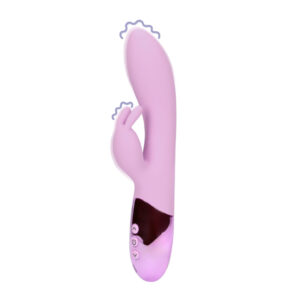 Loveline - Ultra Soft Silicone Rabbit Vibrator - Exotic Fuchsia