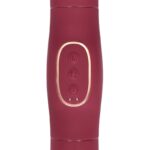 Loveline Double-Sided thrusting vibrator - Dark cherry