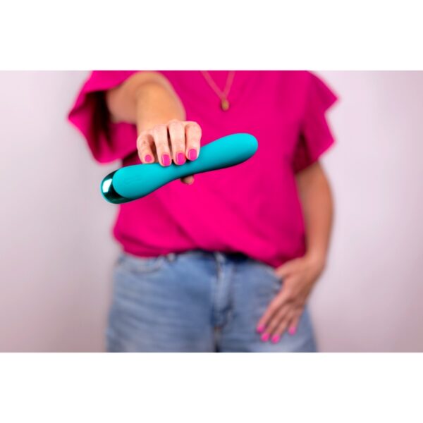 Loveline G-Spot Vibrator - Teal Blue