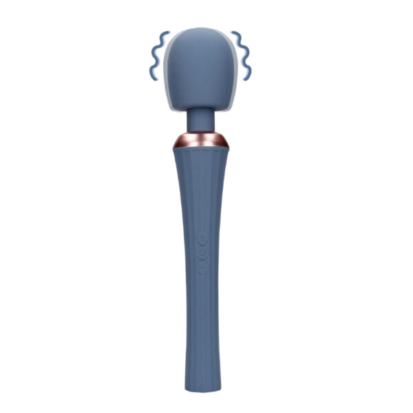 Loveline Wand Vibrator with Still Handle - Blue