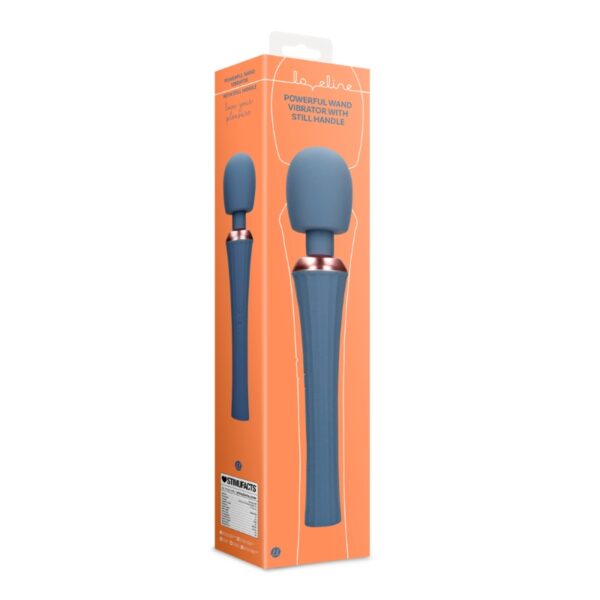 Loveline Wand Vibrator with Still Handle - Blue