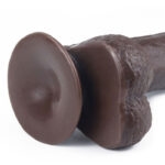 Lovetoy Sliding Skin Dildo 7.0"/17.5 cm - Black