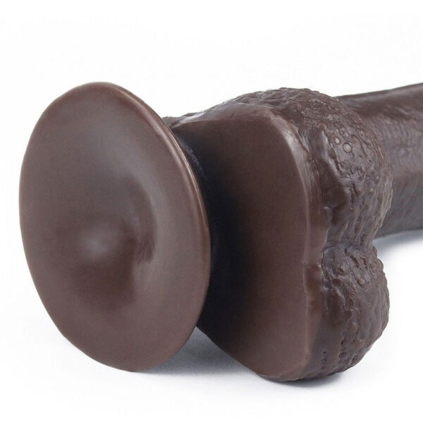 Lovetoy Sliding Skin Dildo 7.0"/17.5 cm - Black