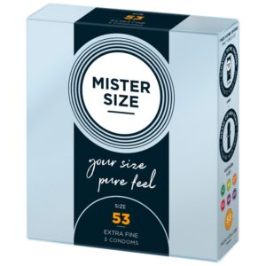 Mister size 53 mm condooms 3 stuks