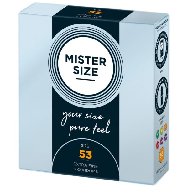 Mister size 53 mm condooms 3 stuks