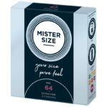 Mister size 64 mm condooms 3 stuks