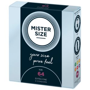 Mister size 64 mm condooms 3 stuks