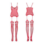 Obsessive Bodystocking F214 rood - S/M/L