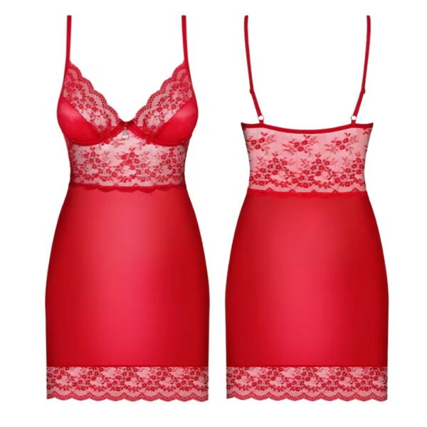 Obsessive Lingerie Dress Lovica Rood
