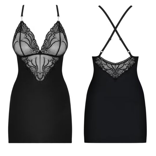 Obsessive lingerie dress 828 - zwart