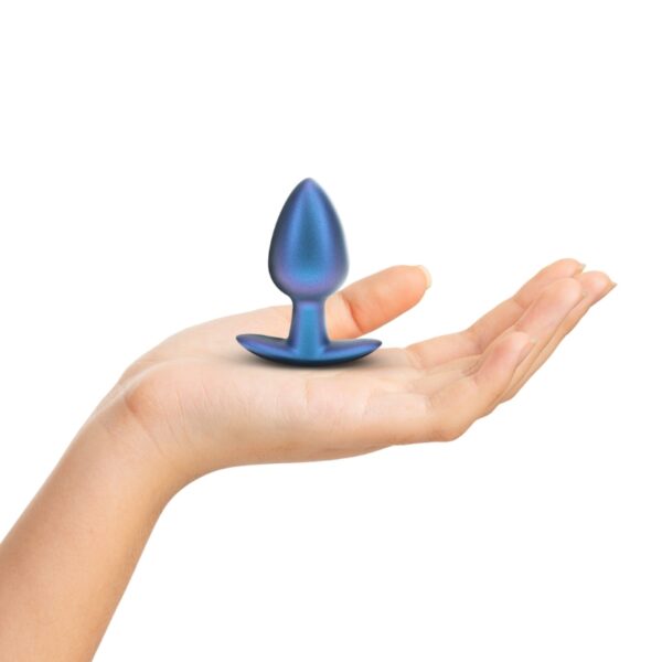 Ouch Silicone Anal Plug M- Metallic Blue