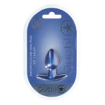 Ouch Silicone Anal Plug S - Metallic Blue