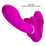 Pretty Love Valerie Strap-on Vibrator Pink