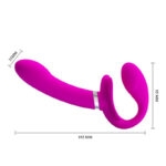 Pretty Love Valerie Strap-on Vibrator Pink