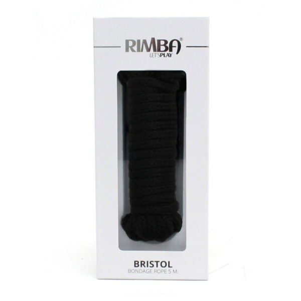 Rimba Bristol bondage rope zwart - 5M