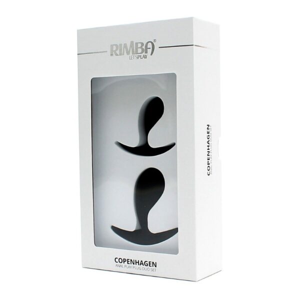 Rimba Copenhagen buttplug set - Black