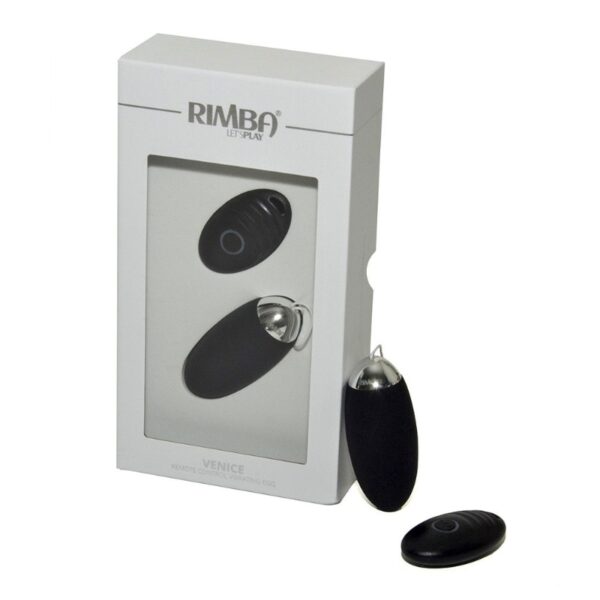 Rimba Venice - Ei Vibrator met Afstandsbediening Zwart