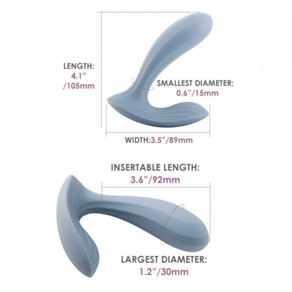 SVAKOM Erica - Wearable Vibrator with App-control - Blauw