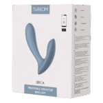 SVAKOM Erica - Wearable Vibrator with App-control - Blauw