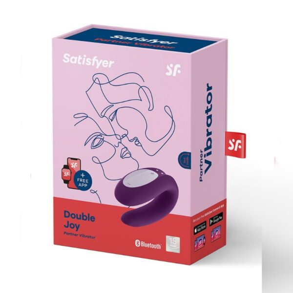 Satisfyer - Double joy - Couple vibrator - Purple