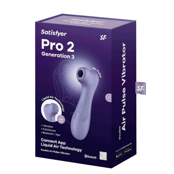 Satisfyer - Pro 2 Generation 3 - Air Pulse Vibrator (with app control) - Purple