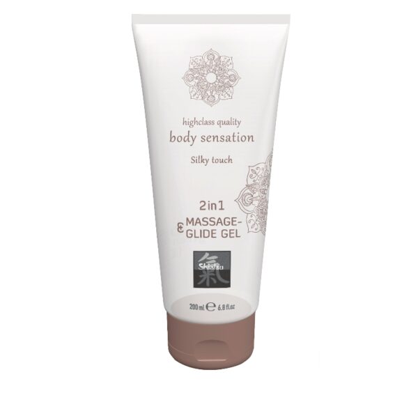 Shiatsu 2 in 1 massage en glijmiddel Silky Touch