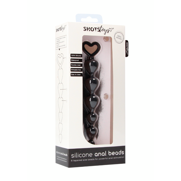 Shots Toys Silicone Anal Beads