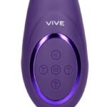 Vive Gen - Triple Motor G-Spot Vibrator with Pulse Wave and Vibrating Bristles - Purple