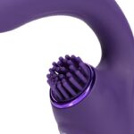 Vive Gen - Triple Motor G-Spot Vibrator with Pulse Wave and Vibrating Bristles - Purple