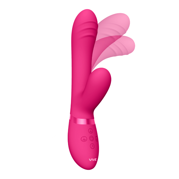 Vive Tani - Finger Motion with Pulse-Wave Vibrator - Pink